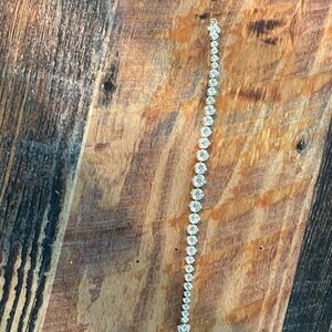 Elegant Silver Tennis Bracelet